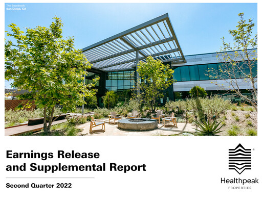 Thumbnail Healthpeak Properties
 Quarterly Report 2022-q2