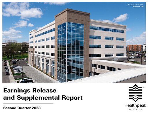 Thumbnail Healthpeak Properties
 Quarterly Report 2023-q2