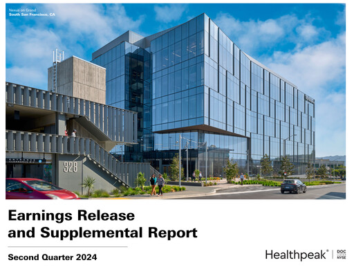 Thumbnail Healthpeak Properties
 Quarterly Report 2024-q2