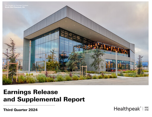 Thumbnail Healthpeak Properties
 Quarterly Report 2024-q3