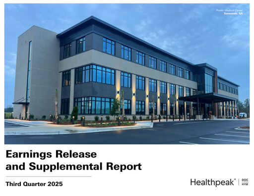 Thumbnail Healthpeak Properties
 Quarterly Report 2025-q3