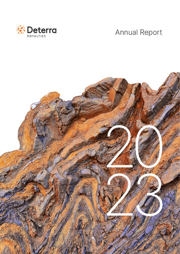 Thumbnail Deterra Royalties Annual Report 2023