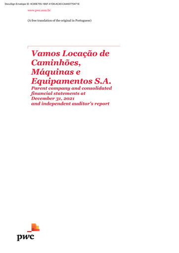 Thumbnail Vamos Locação de Caminhões, Máquinas e Equipamentos S.A. Financial Statement 2021