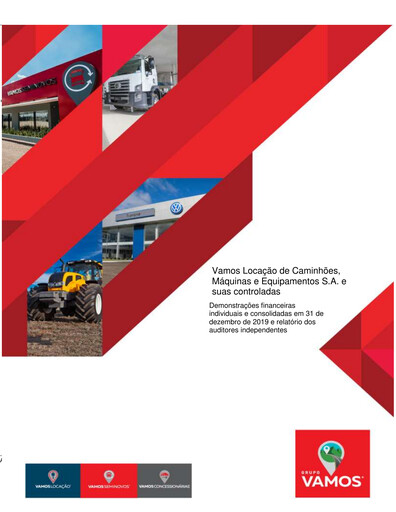 Miniature Vamos Locação de Caminhões, Máquinas e Equipamentos S.A. Bilan financier 2019