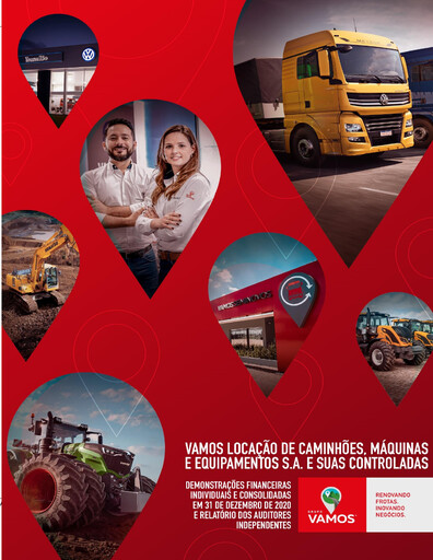 Miniature Vamos Locação de Caminhões, Máquinas e Equipamentos S.A. Bilan financier 2020