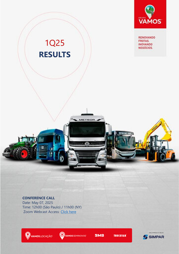 Thumbnail Vamos Locação de Caminhões, Máquinas e Equipamentos S.A. Quarterly Report 2025-q1