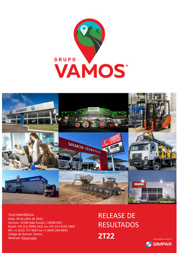 Vorschaubild Vamos Locação de Caminhões, Máquinas e Equipamentos S.A. Quartalsbericht 2022-q2
