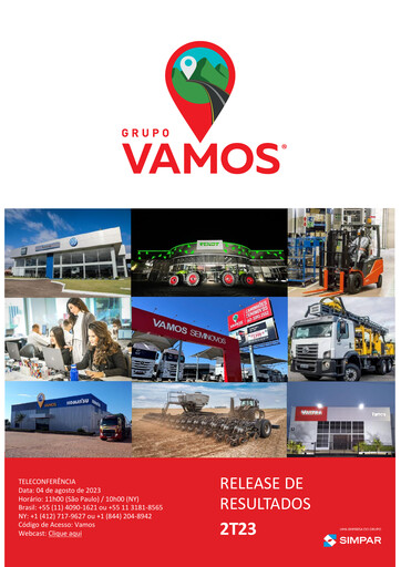 Vorschaubild Vamos Locação de Caminhões, Máquinas e Equipamentos S.A. Quartalsbericht 2023-q2