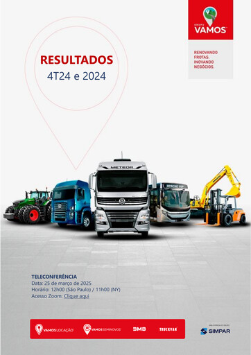 Vorschaubild Vamos Locação de Caminhões, Máquinas e Equipamentos S.A. Quartalsbericht 2024-q4
