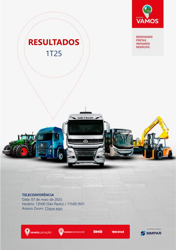 Vorschaubild Vamos Locação de Caminhões, Máquinas e Equipamentos S.A. Quartalsbericht 2025-q1