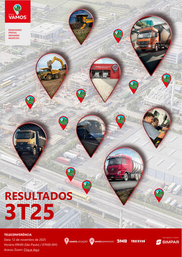Vorschaubild Vamos Locação de Caminhões, Máquinas e Equipamentos S.A. Quartalsbericht 2025-q3