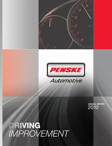 Miniature Penske Automotive Group Rapport annuel 2010