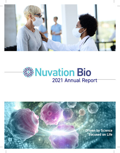 Vorschaubild Nuvation Bio Jahresbericht 2021