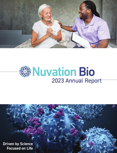 Vorschaubild Nuvation Bio Jahresbericht 2023