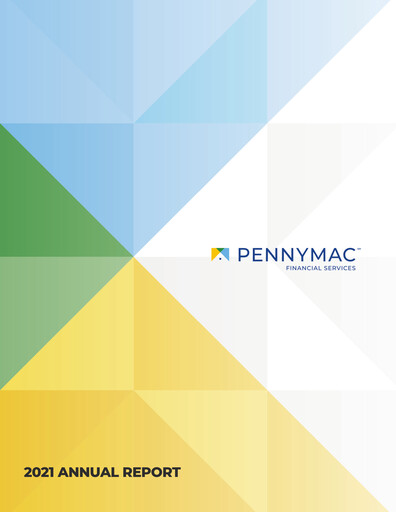 Thumbnail PennyMac Financial Services Annual Report 2021