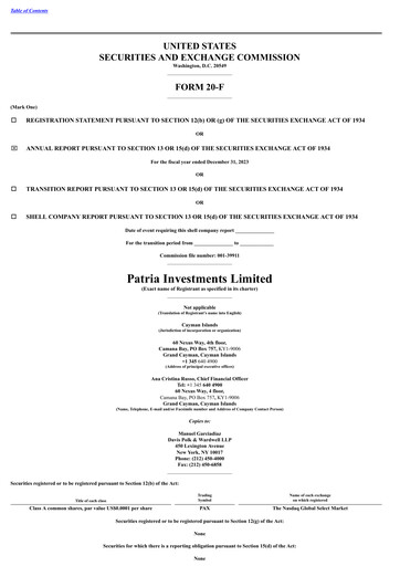 Thumbnail Patria Investments Annual Report 2023