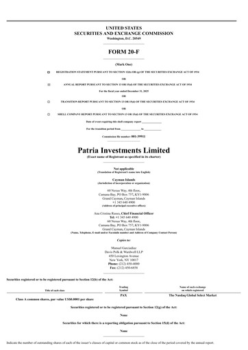 Thumbnail Patria Investments Annual Report 2025