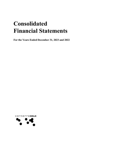 Thumbnail Centerra Gold Financial Statement 2023