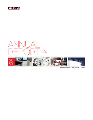 Thumbnail Pembina Pipeline
 Annual Report 2009