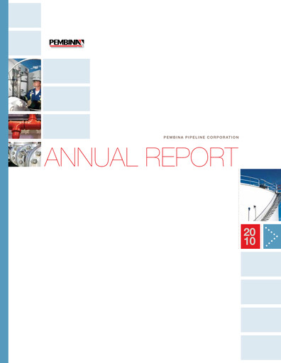 Thumbnail Pembina Pipeline
 Annual Report 2010