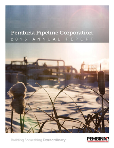 Thumbnail Pembina Pipeline
 Annual Report 2015