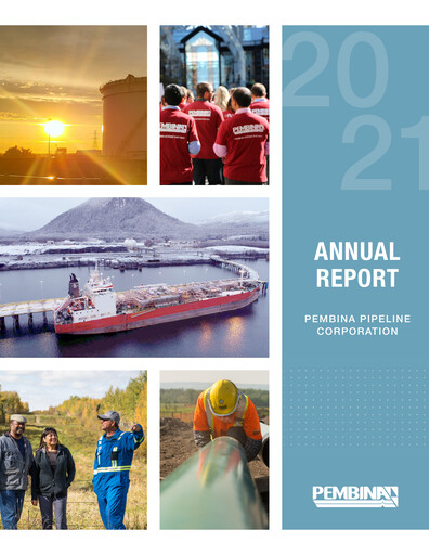 Thumbnail Pembina Pipeline
 Annual Report 2021