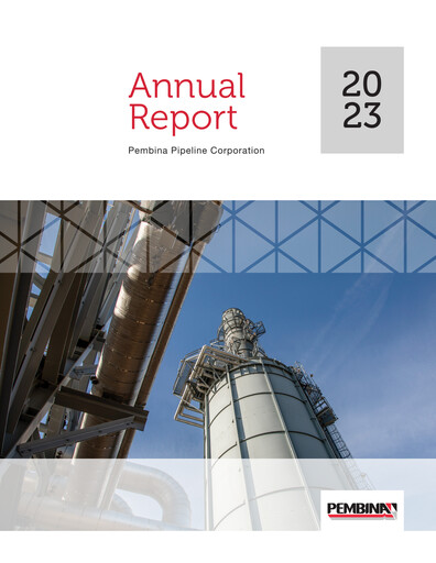 Thumbnail Pembina Pipeline
 Annual Report 2023