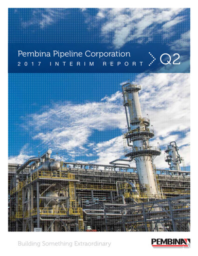 Thumbnail Pembina Pipeline
 Quarterly Report 2017-q2