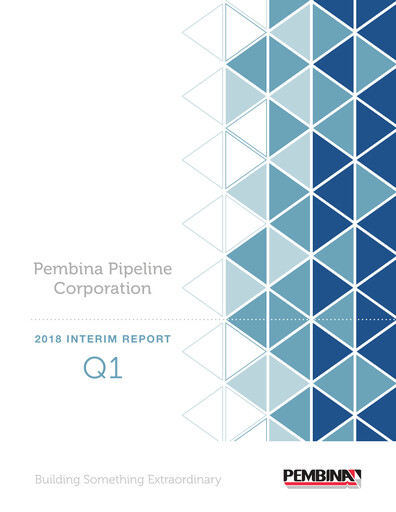 Thumbnail Pembina Pipeline
 Quarterly Report 2018-q1