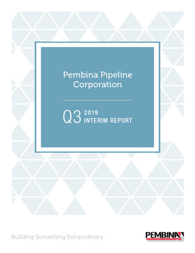 Thumbnail Pembina Pipeline
 Quarterly Report 2019-q3