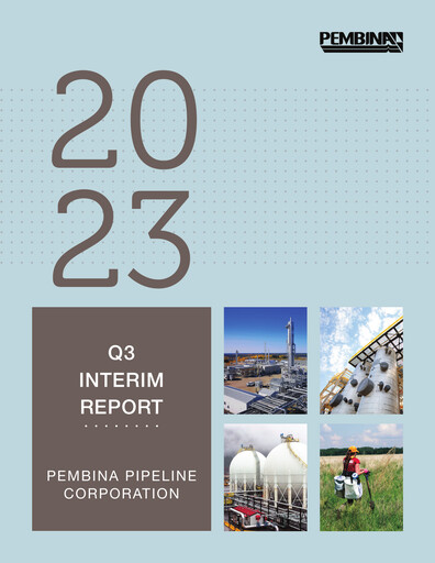 Thumbnail Pembina Pipeline
 Quarterly Report 2023-q3