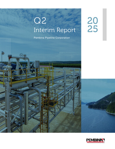 Thumbnail Pembina Pipeline
 Quarterly Report 2025-q2