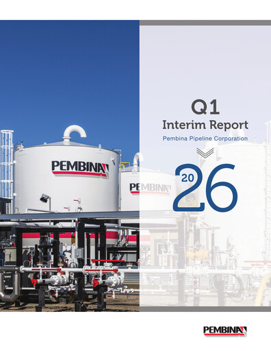 Thumbnail Pembina Pipeline
 Quarterly Report 2026-q1