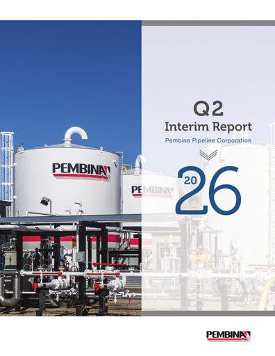 Thumbnail Pembina Pipeline
 Quarterly Report 2026-q2