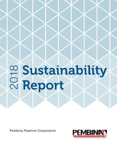 Thumbnail Pembina Pipeline
 Sustainability Report 2018
