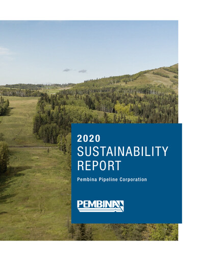 Thumbnail Pembina Pipeline
 Sustainability Report 2020