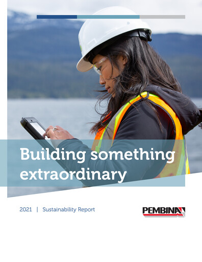 Thumbnail Pembina Pipeline
 Sustainability Report 2021