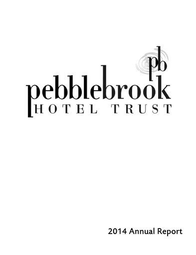 Thumbnail Pebblebrook Hotel Trust Annual Report 2014