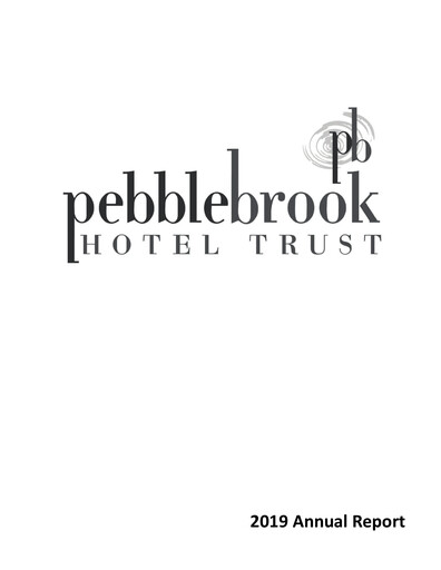Thumbnail Pebblebrook Hotel Trust Annual Report 2019