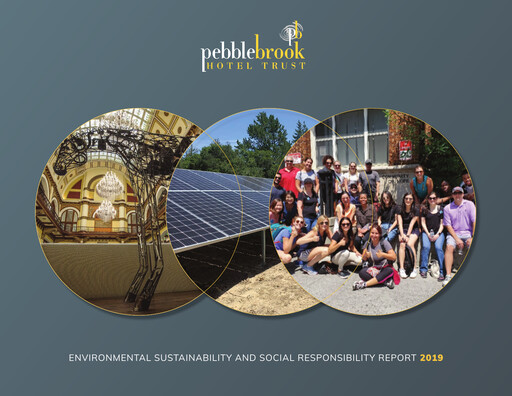 Thumbnail Pebblebrook Hotel Trust Sustainability Report 2019