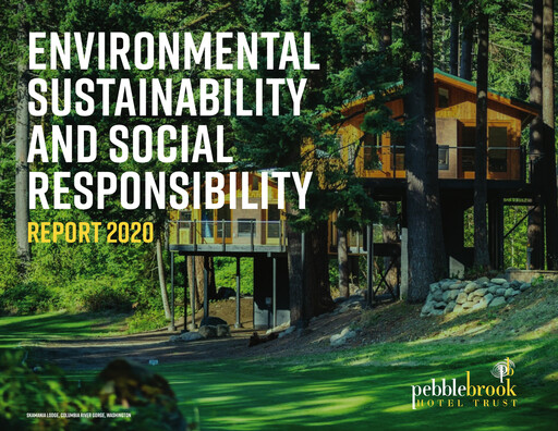 Thumbnail Pebblebrook Hotel Trust Sustainability Report 2020