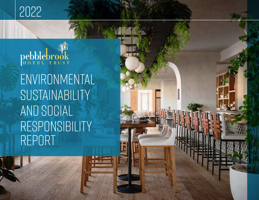 Thumbnail Pebblebrook Hotel Trust Sustainability Report 2022