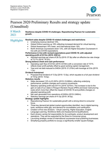 Vorschaubild Pearson Finanzbericht 2020