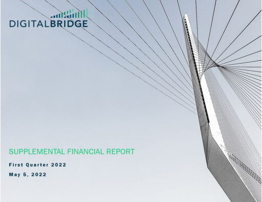 Thumbnail DigitalBridge Group Quarterly Report 2022-q1