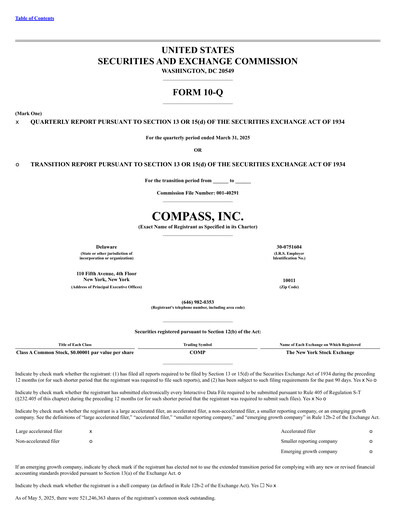 Thumbnail Compass Quarterly Report 2025-q1