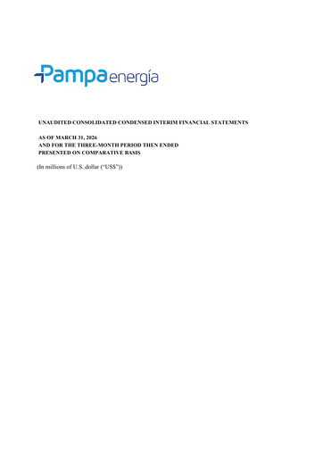 Thumbnail Pampa Energía
 Financial Statement 2026-q1