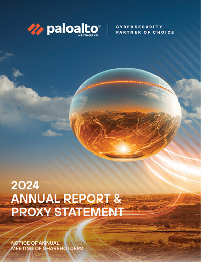 Thumbnail Palo Alto Networks
 Annual Report 2024