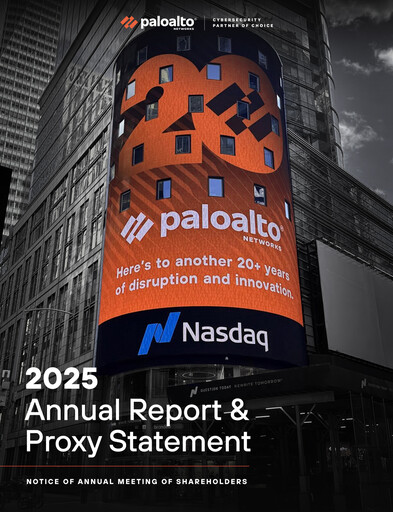 Thumbnail Palo Alto Networks
 Annual Report 2025