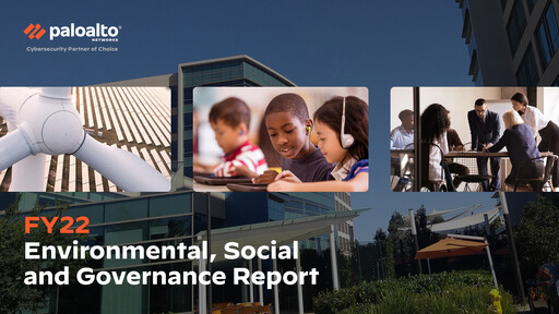 Thumbnail Palo Alto Networks
 ESG Report 2022