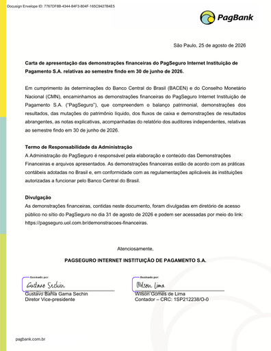 Thumbnail PagSeguro Financial Statement 2026-h1